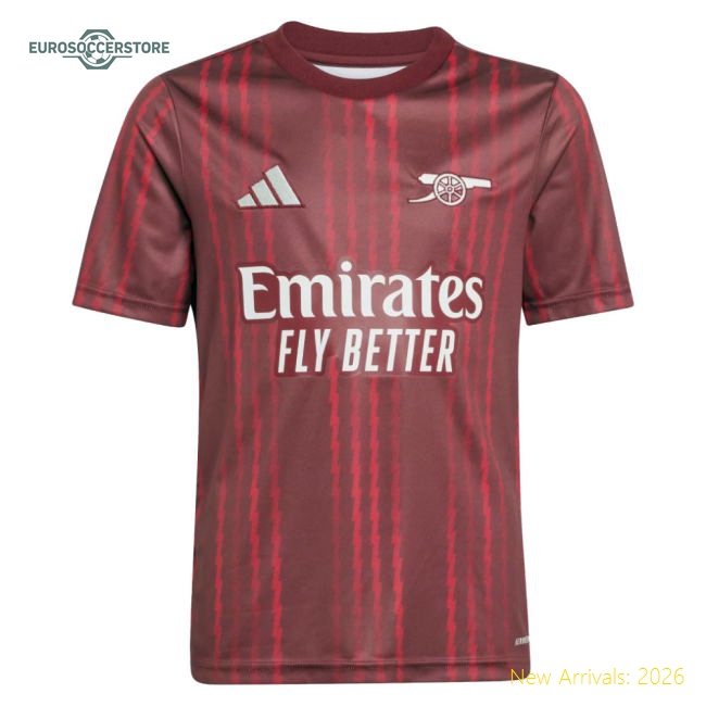 2025-2026 Arsenal Kids Durable Jersey Performance Fabric