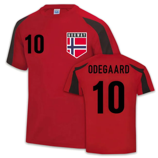 Norway Sports Jersey Training (Martin Odegaard 10) Premium
