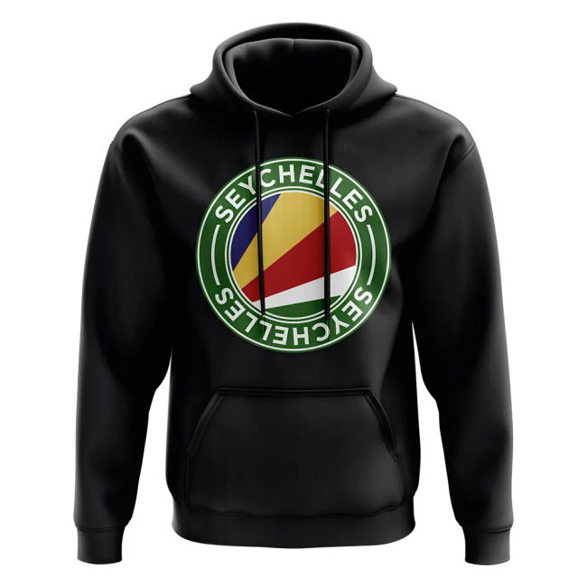 Climate-Control Seychelles Football Badge Hoodie (Black)