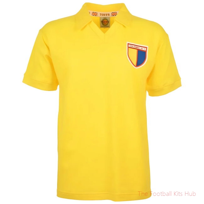 Men Colombia 1985 Retro Football Shirt
