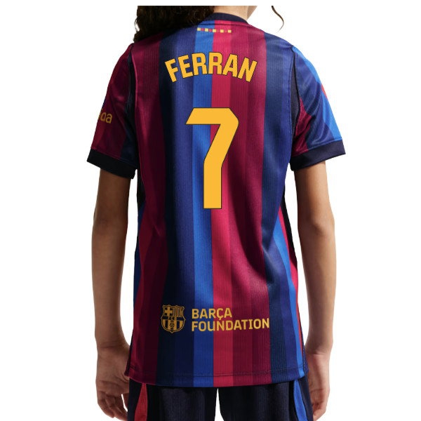 [JED] 2026-2027 Barcelona Home Shirt (Kids) (Ferran 7)