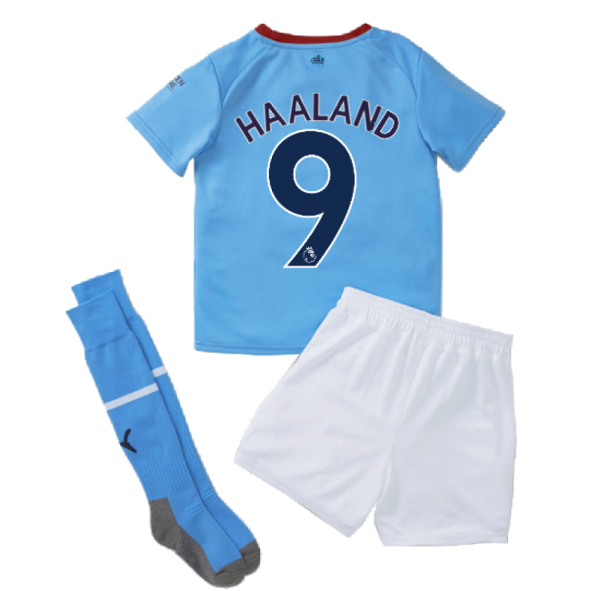 Professional 2022-2023 Man City Home Mini Kit HAALAND 9