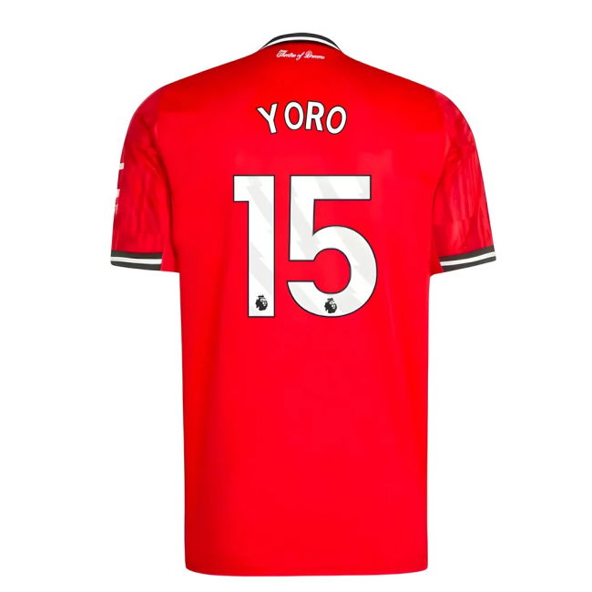 2025-2026 Man Utd Home Kit (Yoro 15)