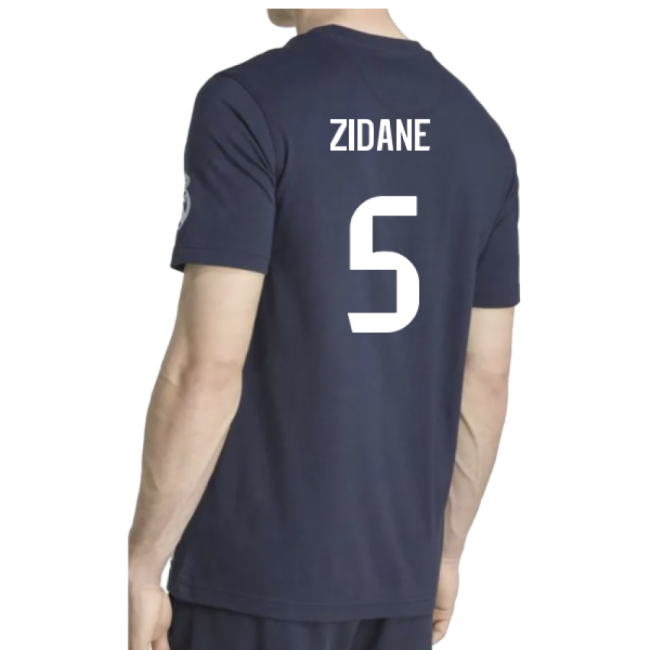 2025-2026 Real Madrid Football Shirt (Navy) Stretch Fabric