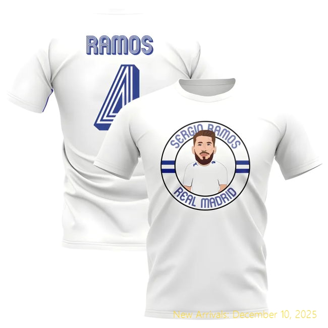 Ramos Real Madrid T-shirt - Official Edition - Football Shirt
