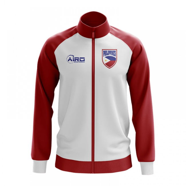 Elite Match-Ready Philippines Concept Football Track Jacket (White)