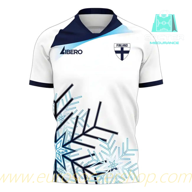 2025-2026 Season Official Finland Home Football Shirt Kids Edition