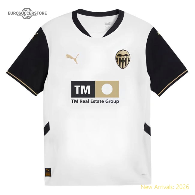 Professional-Grade 2024-2025 Valencia Home Shirt (Gaya 14)