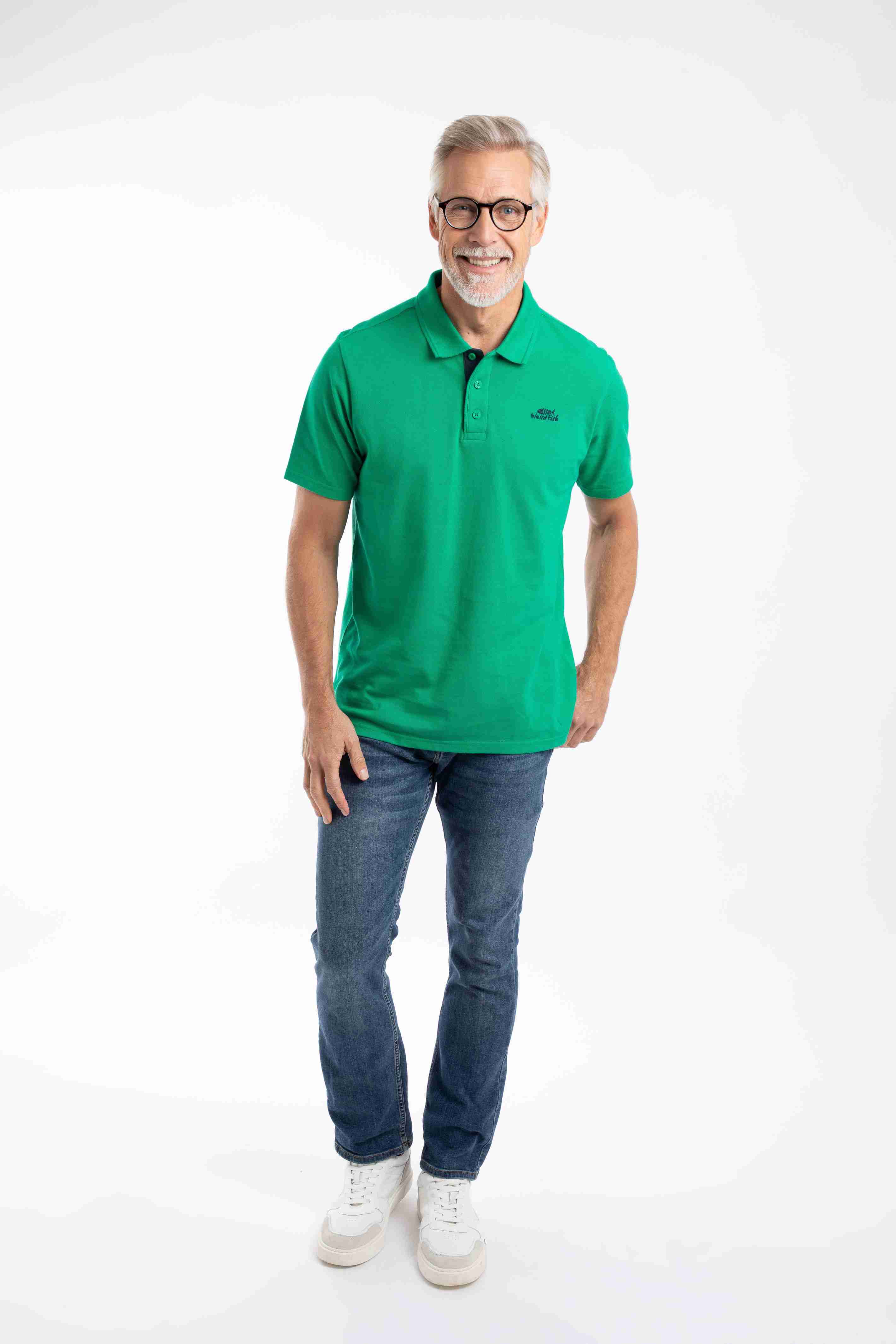 Miles Pique Polo Shirt Evergreen