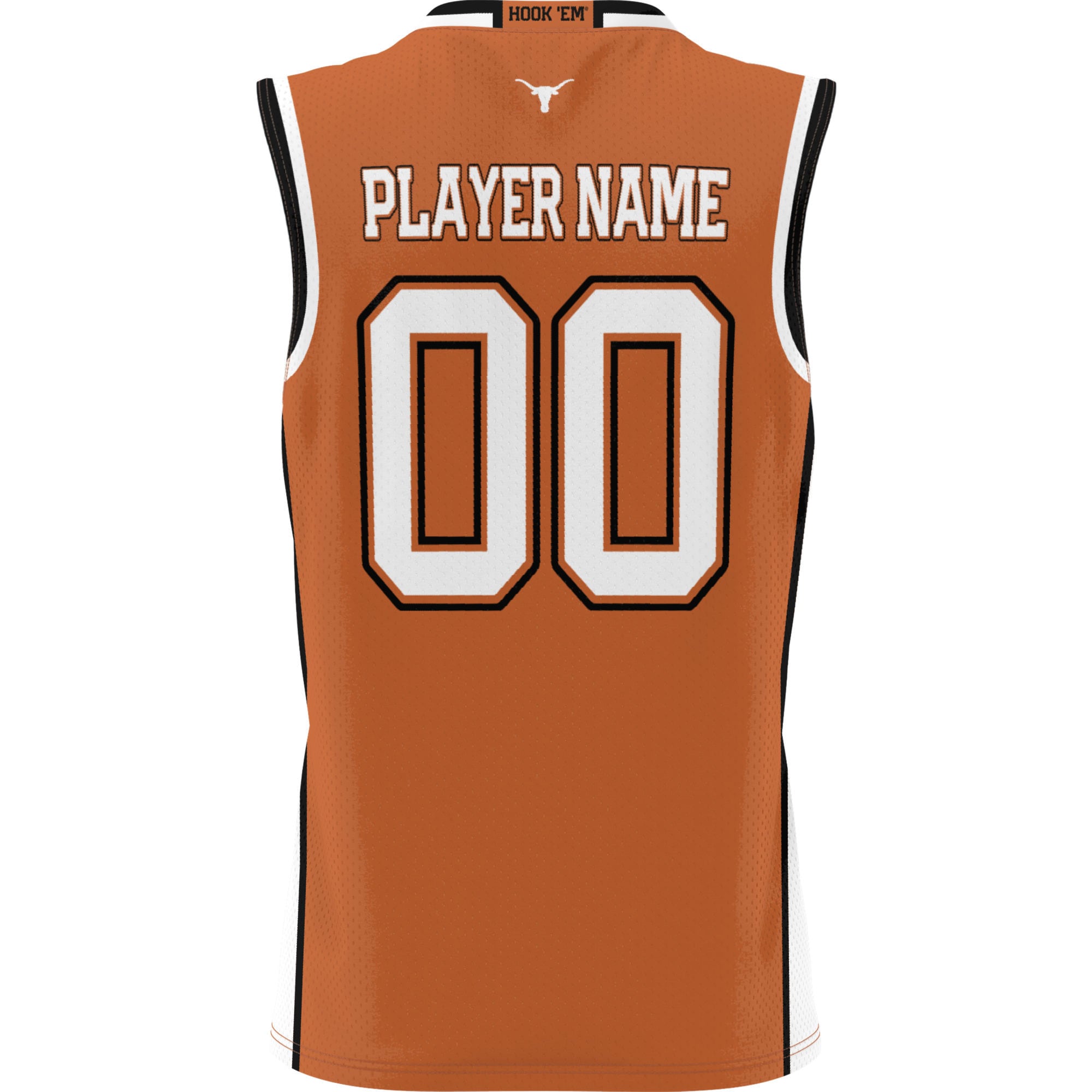 [NJP] Texas Longhorns GameDay Greats Unisex Lightweight NIL Pick-A-Player Women's Basketball Jersey - Orange