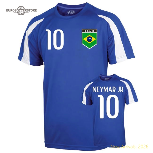 Brazil Sports Training Jersey (neymar Jr 10) - Kids