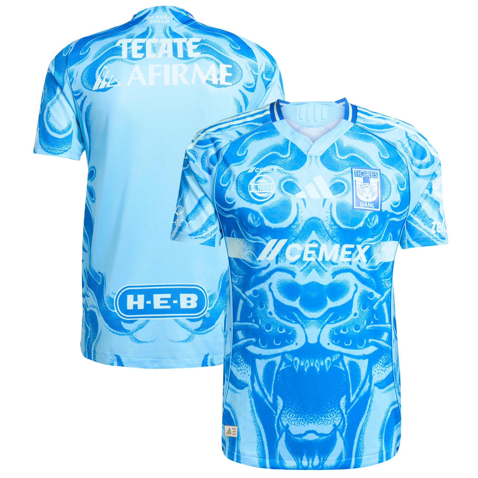 [JED] Tigres UANL 2025/26 Away Authentic Jersey - Blue