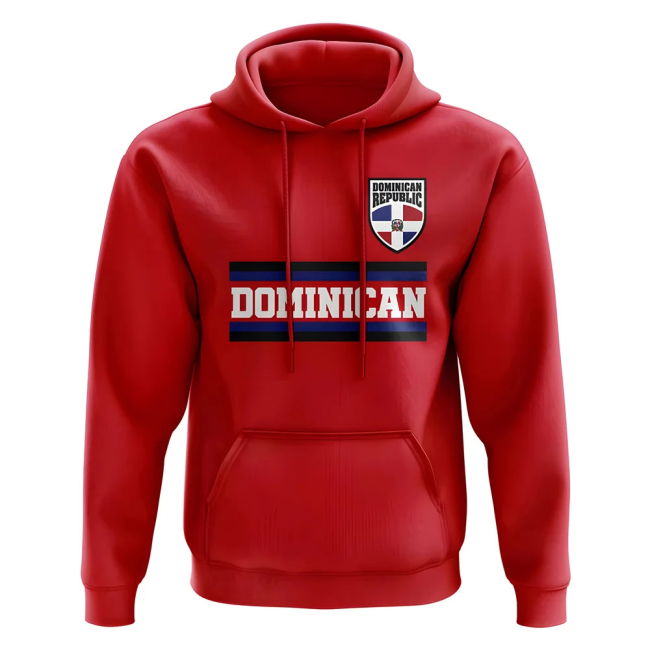 Fan-Favorite Dominican Republic Core Football Country Hoody (Red)