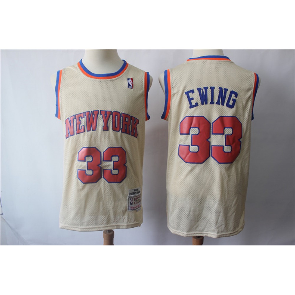 Professional Grade Men's Knicks #33 Patrick None Basketball Jersey