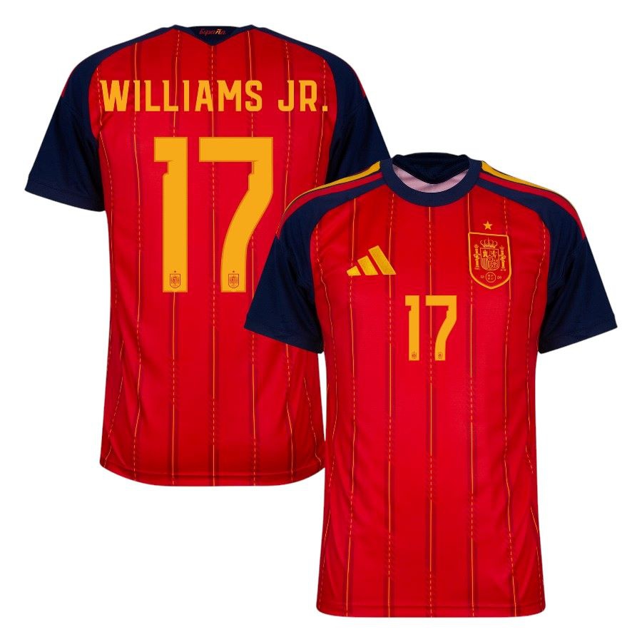 [JED] Spain Home Jersey 2026 2027 Williams Jr.