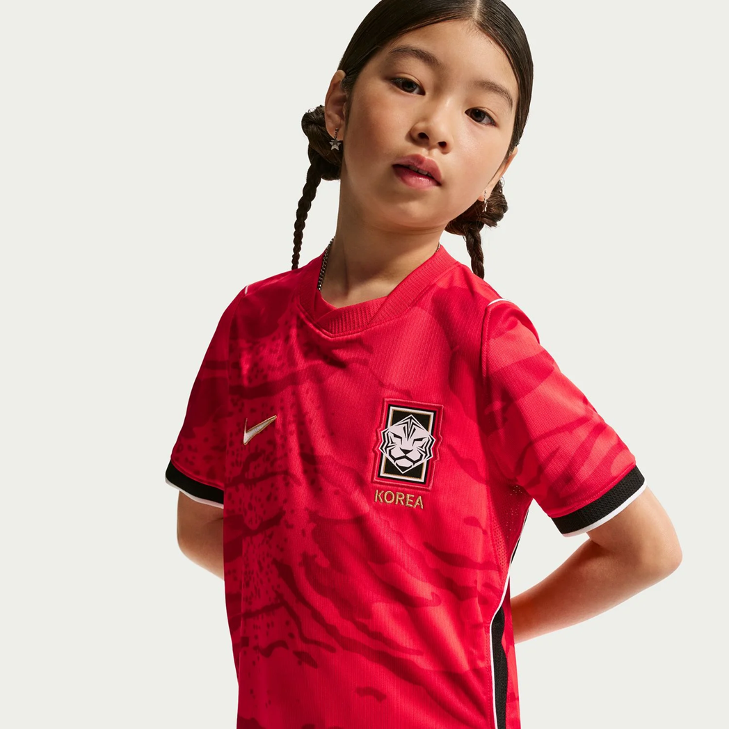 Korea Republic 2026 Home Jersey Youth – Nike South Korea Kids Soccer Jersey