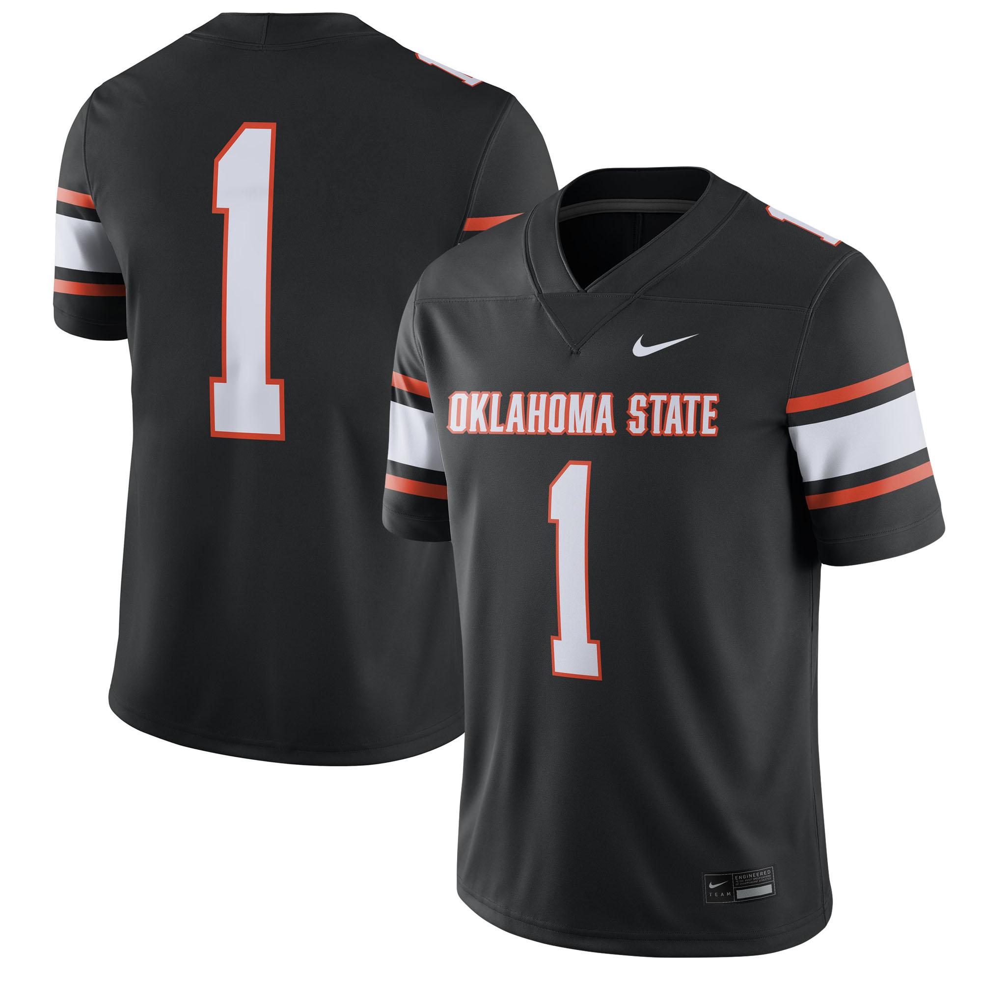 [NJP] Women's Oklahoma State Cowboys Game Jersey - Black