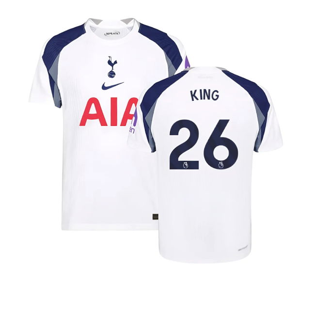 2025-2026 Tottenham Hotspur Authentic Home Kit (King 26)