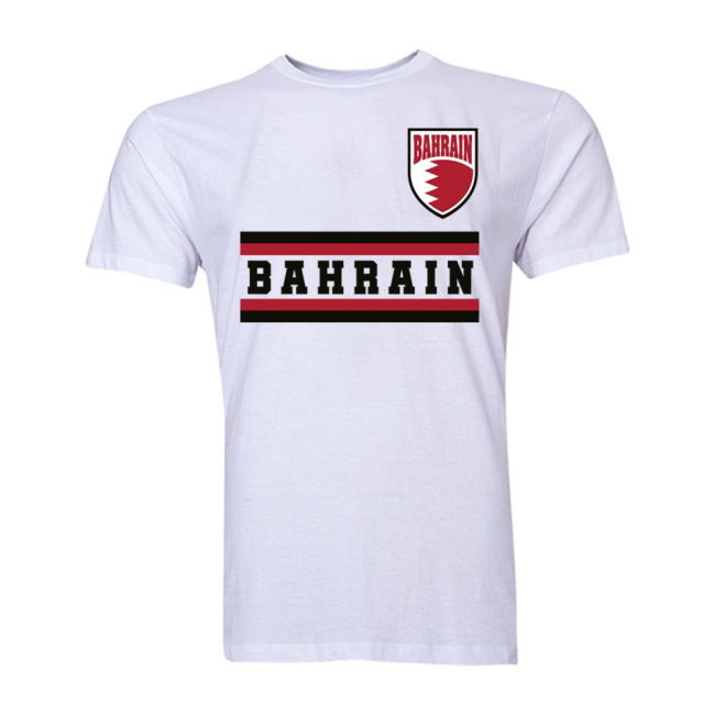 Match-Ready Aero-Dynamic Bahrain Core Football Country T-Shirt (White)