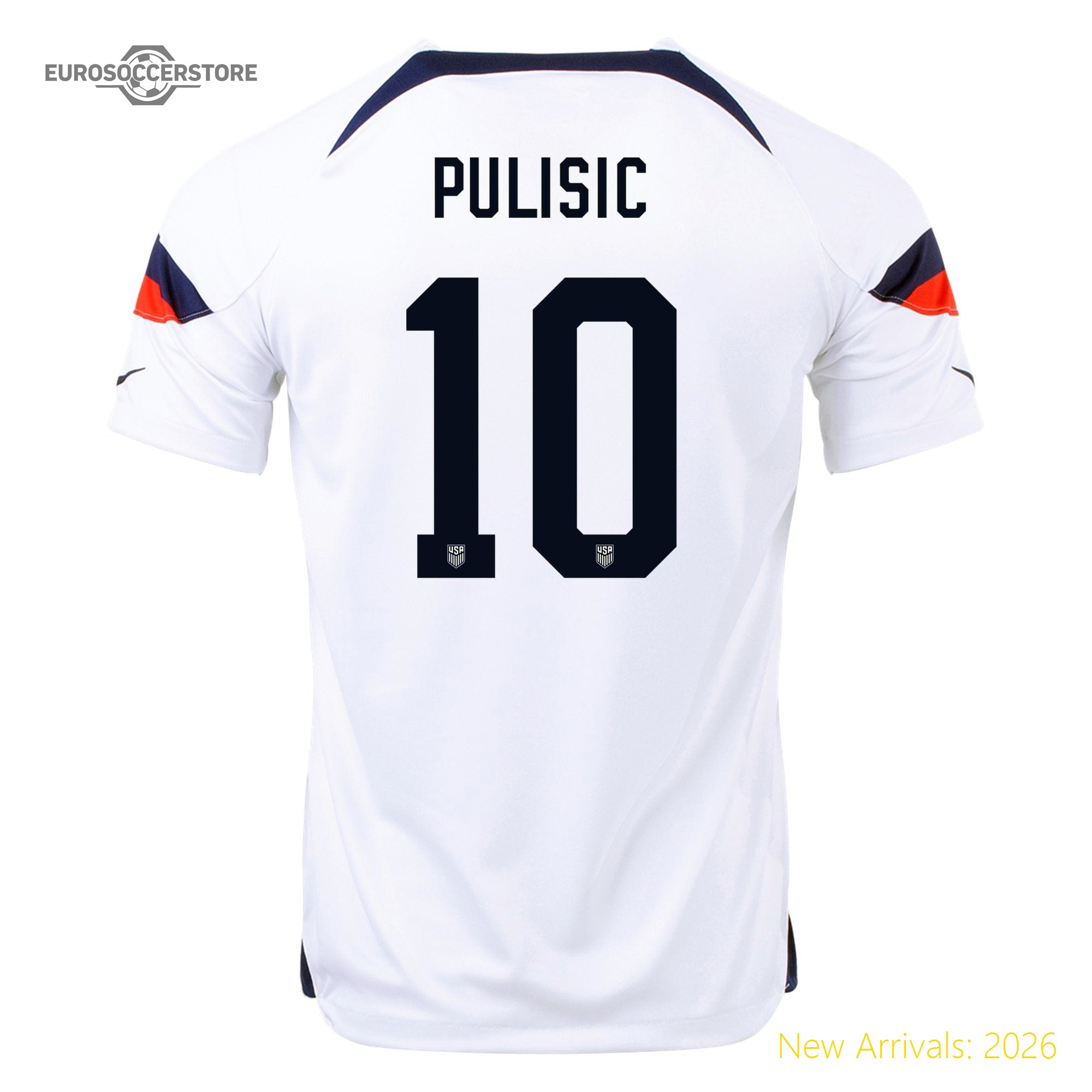 Club Approved Men Usa Christian Pulisic Premium Home Jersey 2022