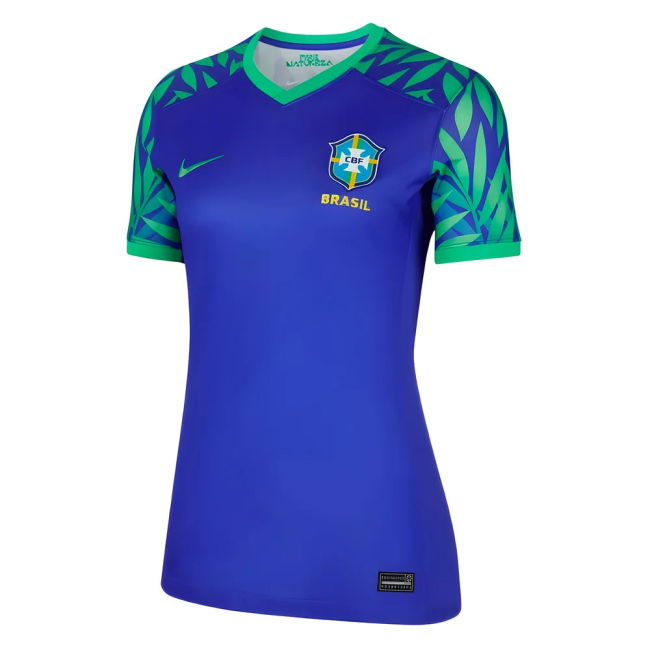 Premium 2023-2024 Brazil Wwc Away Shirt (Ladies) Kit Match