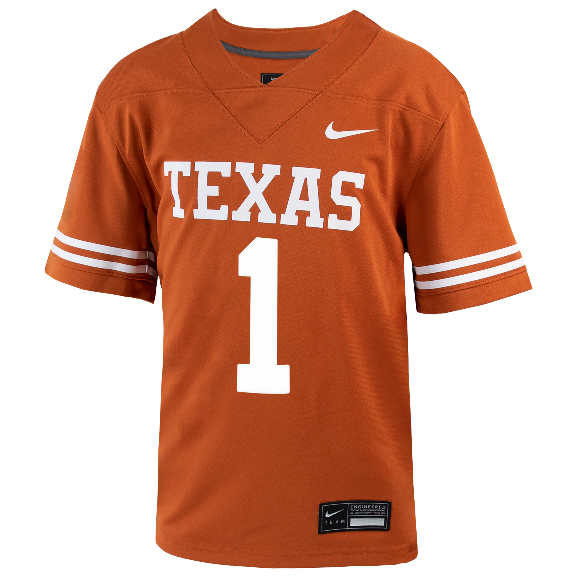 Preschool Burnt Orange Texas Longhorns Football Jersey