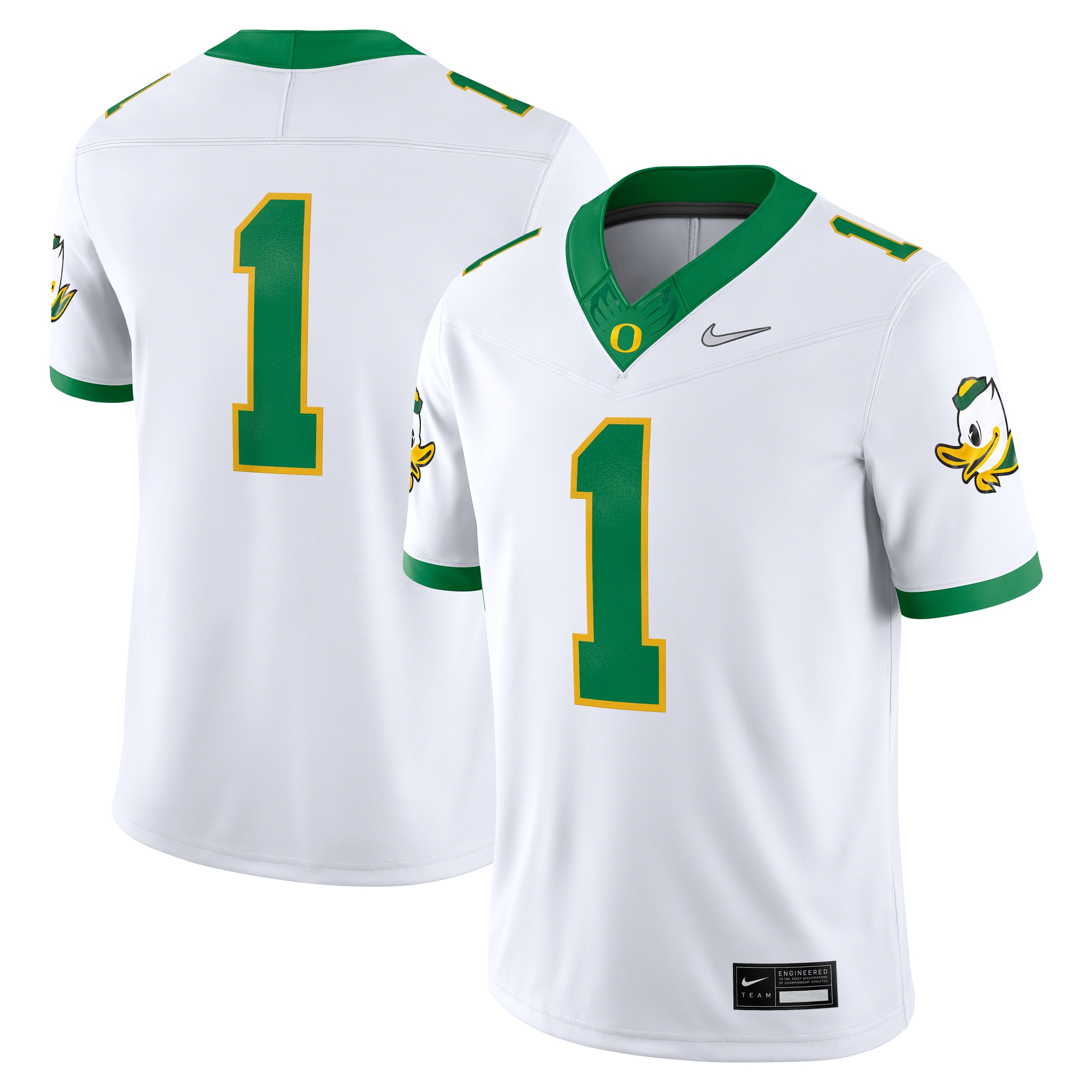 [NJP] Youth Oregon Ducks Alternate Game Jersey - White