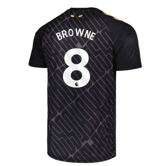 2025-2026 Sunderland Third Pre Match Shirt (Black) (Browne 8)