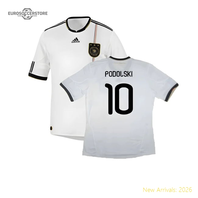 Germany 2010-11 Home Shirt ((Excellent) XL) (PODOLSKI 10)