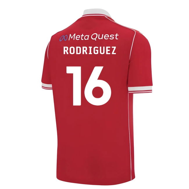 Premium Quality Loyal Football Wrexham Home Shirt Rodriguez #16 20...