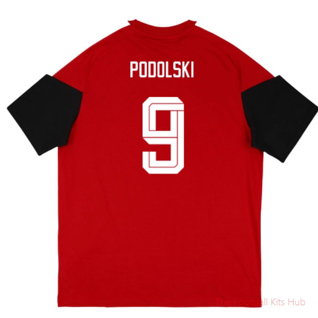 [EFS] 2026/27 Germany Training Tee (Red) (Podolski 9)