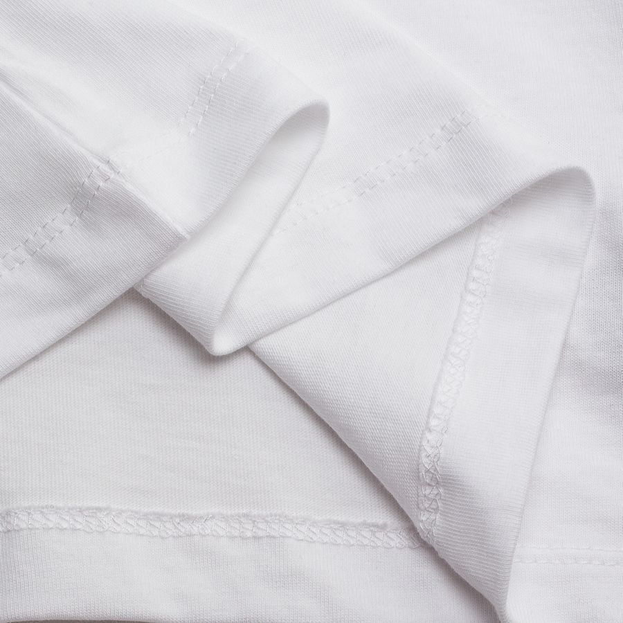 England T Shirt Crest Pure White Kids Supporter Version