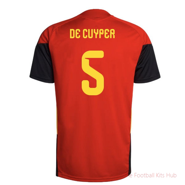 [SPK] 2026/27 Belgium Training Jersey Red De Cuyper 5