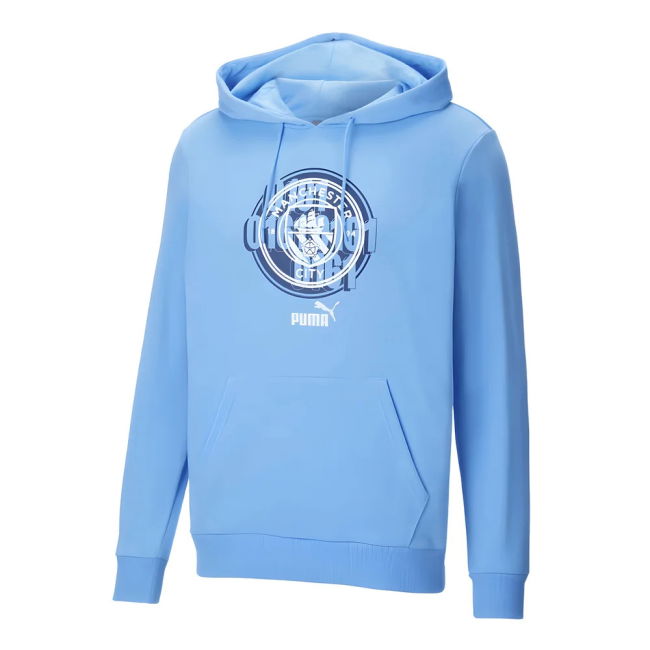 2024-2025 Man City Hoody (Light Blue) | Affordable | Premium Quality