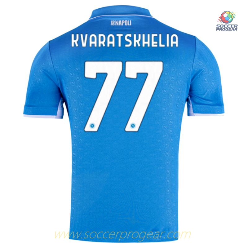 Napoli Home Soccer Football Shirt 2024-2025 Season Kvaratskhelia