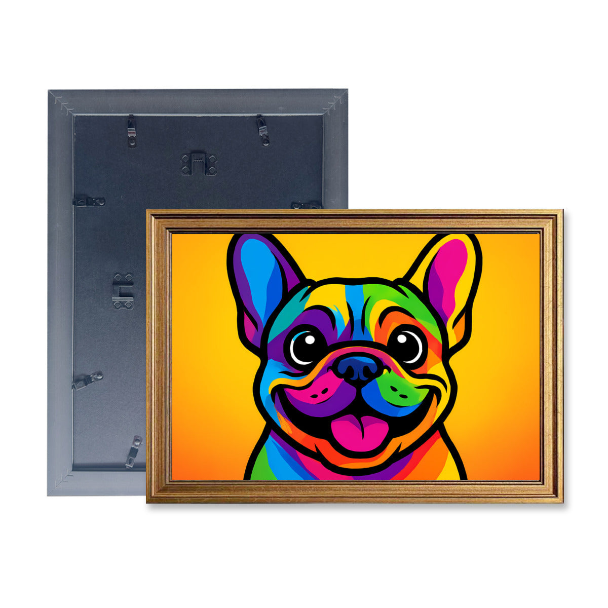 French Bulldog Loki Framed Poster • Wall Decoration Frenchie Pet Item