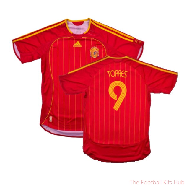 Spain 2005-07 Home (Excellent) (Torres 9)
