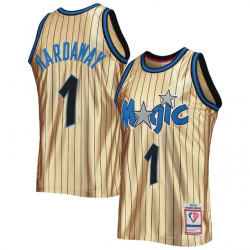 Gold Orlando Magic #1 Nike Fan Edition Jersey NBA Fan Apparel