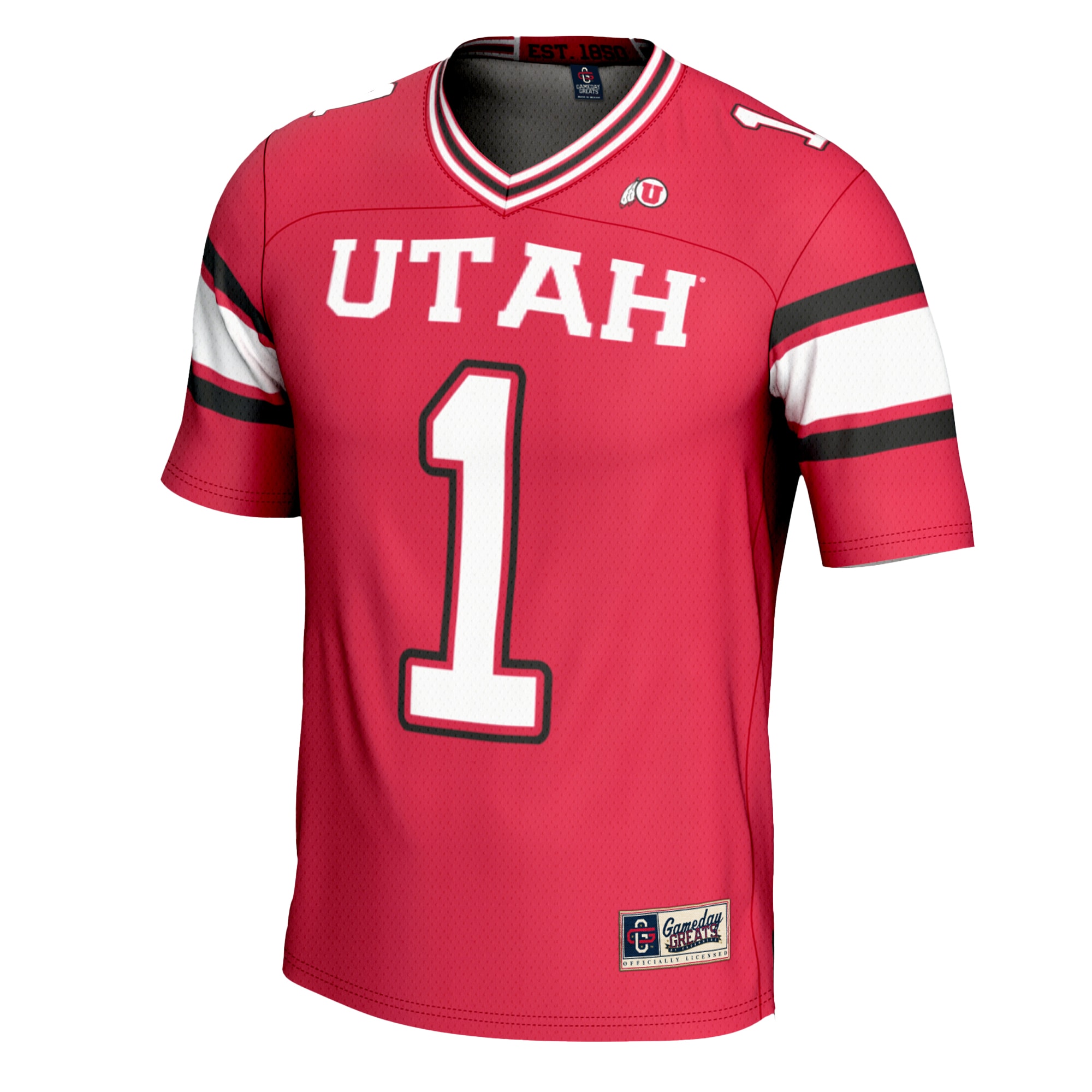 #1 Utah Utes GameDay Greats 26/27 Football Jersey - Red