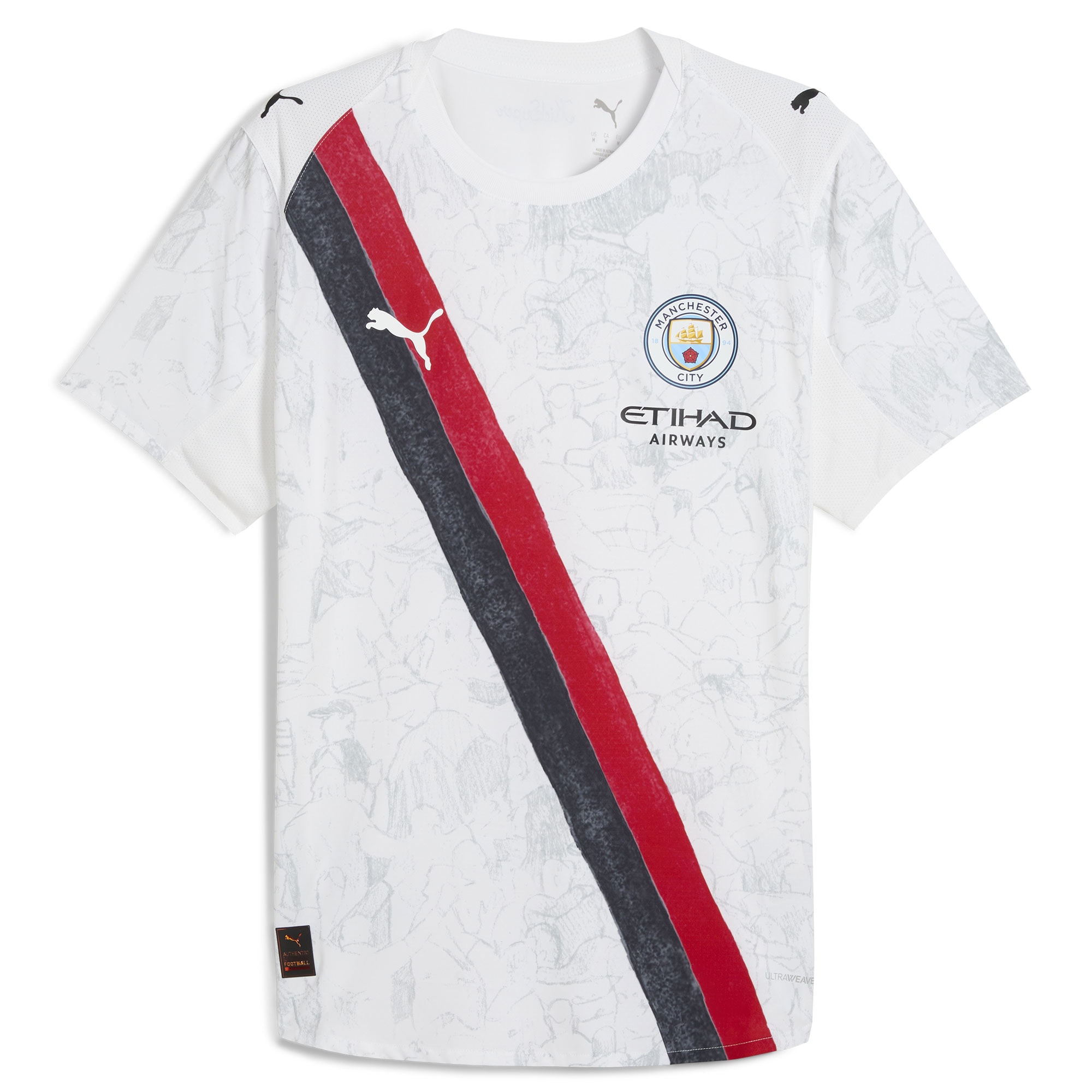 [SJH] Manchester City x KidSuper 2025 FIFA Club World Cup Authentic Jersey - White