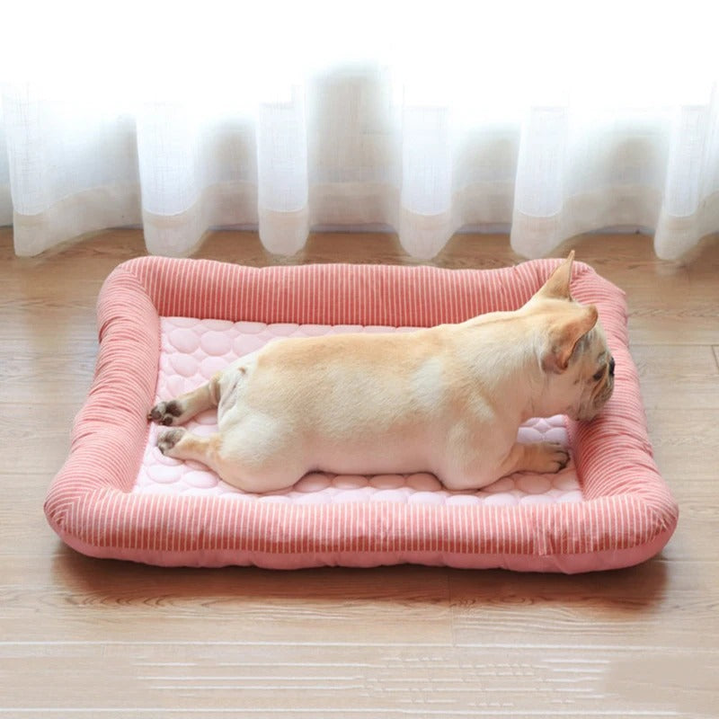 Dog Bed – Cooling Mat With Non-slip Base For Hot Days Summer Wear