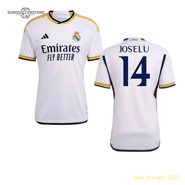 2023-2024 Real Madrid Main Jersey (joselu 14) - Concept Creation