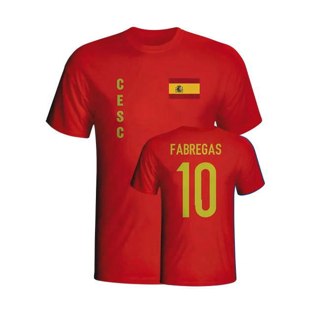 Kids Spain Main Team High Performance Home Professional Jersey