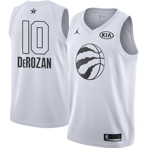 Nike Toronto Raptors #10 DeMar DeRozan White Youth NBA Jordan Swingman 2018 All-Star Game Jersey Youth