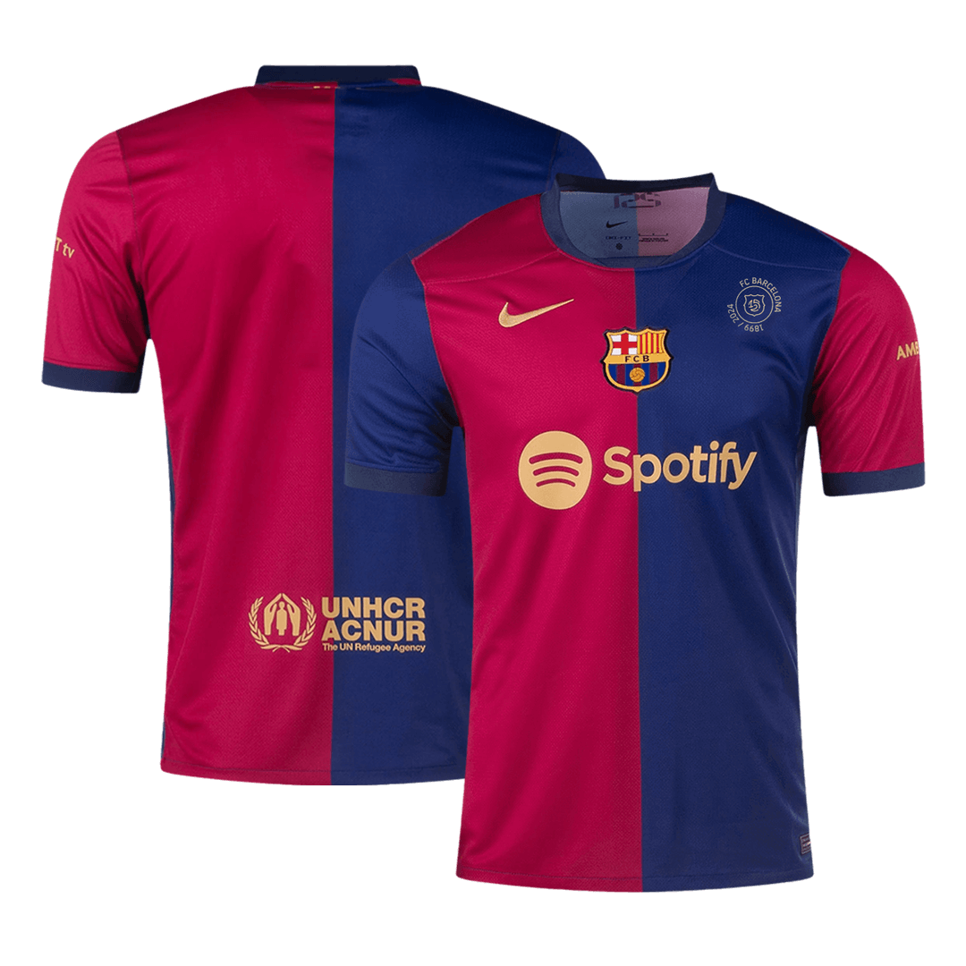 Barcelona Home  Soccer Jersey 2024/25- 125th Anniversary Authentic Kit