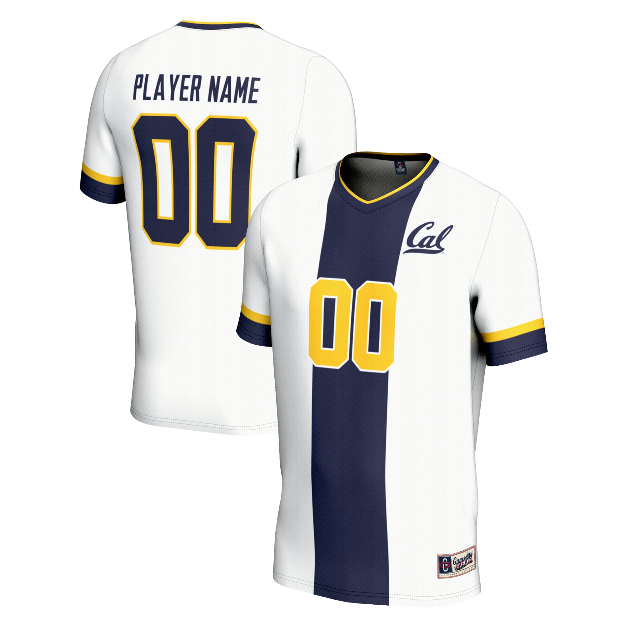 Cal Bears GameDay Greats Youth NIL Pick-A-Player Lightweight Soccer Jersey - White
