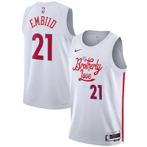 Joel Embiid PHI NBA Jersey - Affordable Price Fan Gear - Fan Favorite
