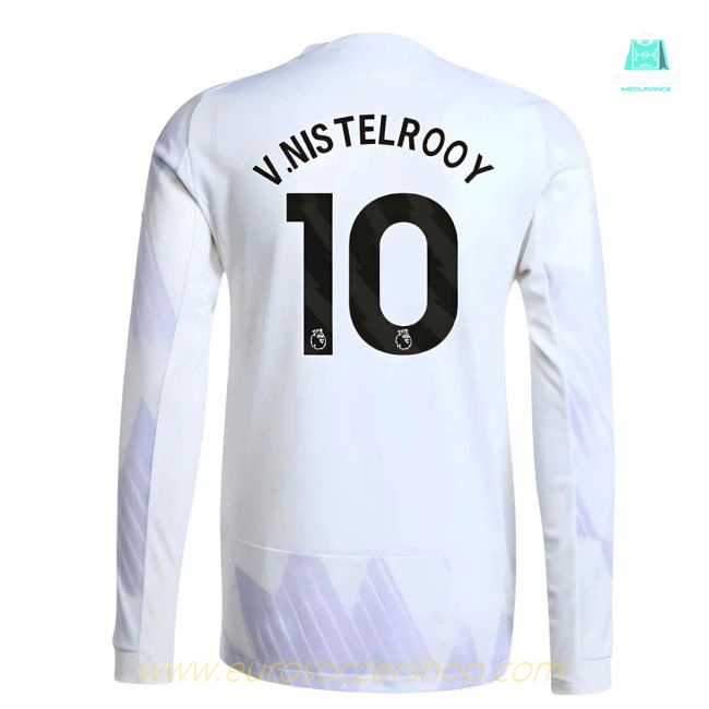 2025-2026 Man Utd Authentic Long Sleeve Away Shirt (V.Nistelrooy 10)