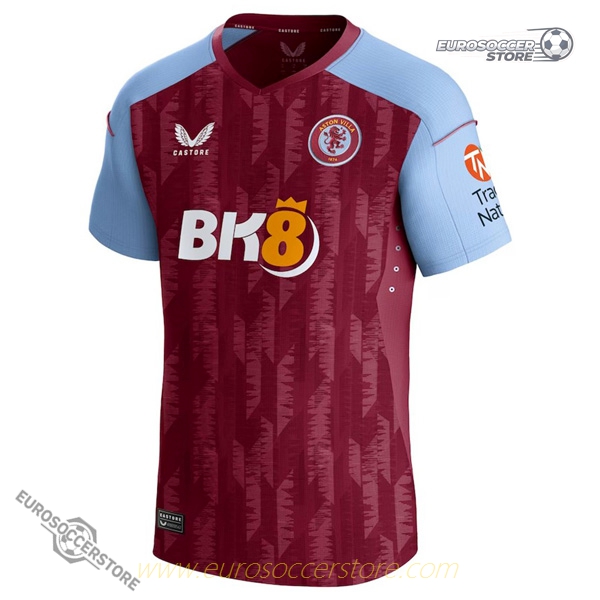 Aston Villa TIELEMANS 8 Home Football Jersey 23-24 Season