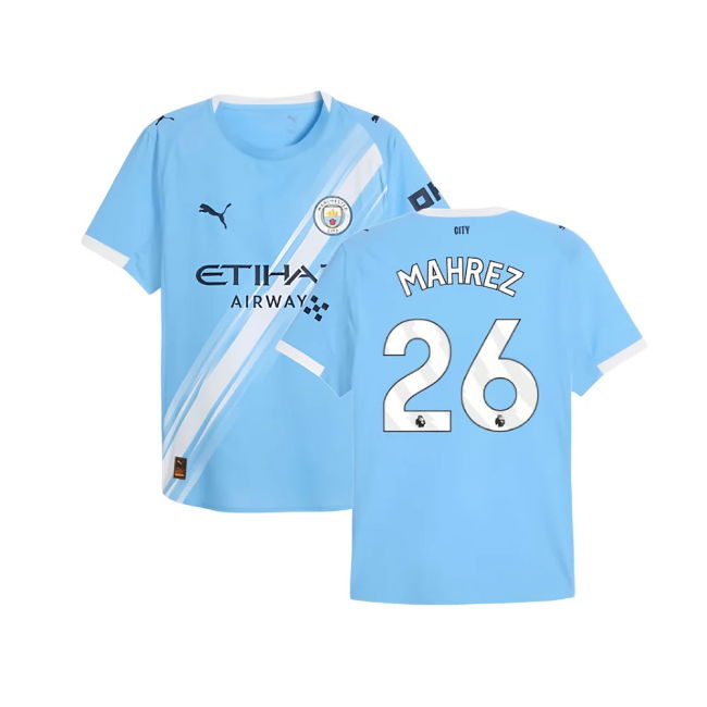 Man City 2025-20 Home Shirt Mahrez #26 M S